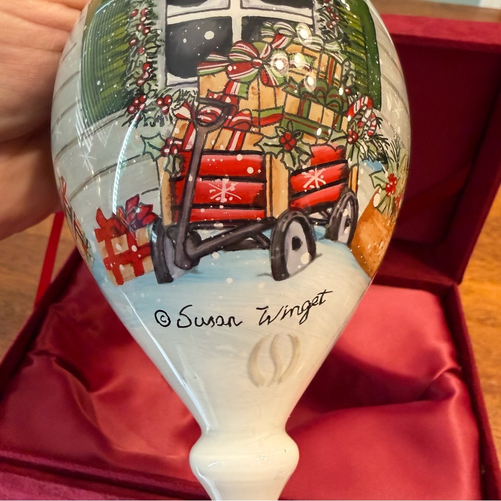 Susan Wright Home is where our story begins ornament with box - Picture 5 of 8